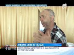 Aproape uciși în bătaie de hoți!