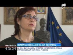 Româncă medaliată cu aur în Europa
