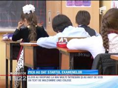 Elevii au dat startul examenelor