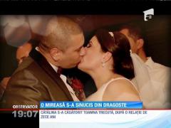 Caz şocant! S-a SINUCIS la câteva luni de la nuntă