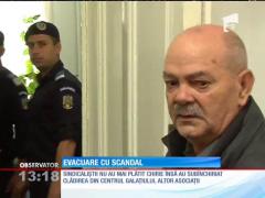 Evacuare cu scandal în Galaţi
