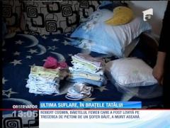 Ultima suflare, în braţele tatălui
