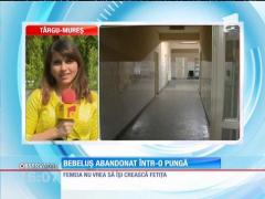 Bebeluş abandonat într-o pungă!