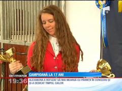 Campioană la 17 ani