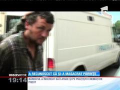 Fiul ucigaş şi-a recunoscut crima! Le-a povestit anchetatorilor de ce i-a ucis