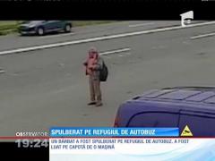 Un bărbat a fost spulberat de o maşină pe un refugiu de autobuz, în Baia Mare