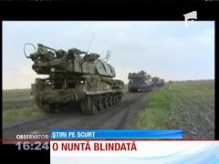 Ultima fiţă în materie de nunţi: să închiriezi în ziua nunţii un tanc