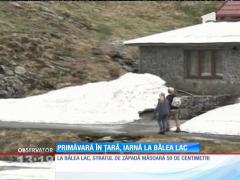 Primăvară în ţară, iarnă la Bâlea Lac