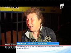 Alcoolul l-a făcut cascador