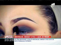 SPECIAL! Machiajul smokey-eyes e uşor de făcut