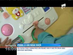 Prima zi din noua viață pentru cei patru fraţi subnutriţi din Neamţ
