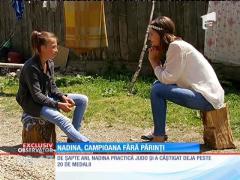Nadina, campioana fără părinți