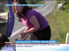 Un salvator de profesie, erou de ocazie