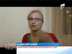 O nouă minune! Icoană din lemn a Sfintei Varvara, din Straja, a plâns