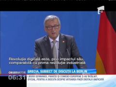 Grecia, subiect de discuţii la Berlin