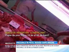 Preţurile în pieţe, reduse după ureche