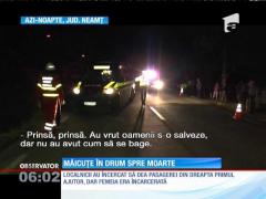 O măicuță și-a pierdut viața într-un accident rutier