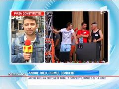 Andre Rieu, primul concert