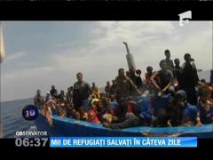Peste 6 000 de imigranţi din nordul Africii au fost salvaţi în ultimele zile