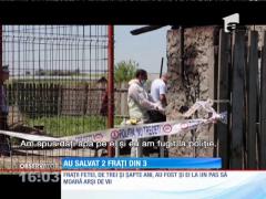 Incendiu în Buzău! Doi fraţi au fost salvaţi, pentru al treilea nu s-a mai putut face nimic