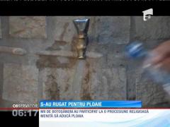 Slujbă pentru ploaie în Botoşani