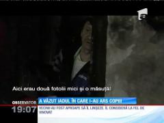 A văzut iadul în care i-au ars copiii