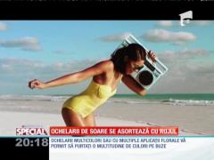 Special! Ochelarii de soare se asortează cu rujul