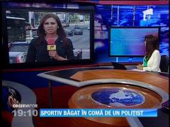 Un sportiv din Arad a fost bătut crunt de un poliţist