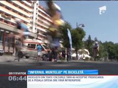 Pasionaţi de sportul de două roţi s-au întrecut într-o cursă nebună la Sinaia