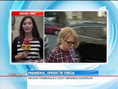 Premierul Ponta se află în Turcia, pentru a se opera la genunchi