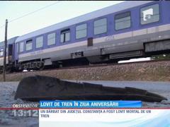 Un bărbat care încerca să traverseze calea ferată pe ATV, lovit mortal de tren