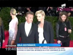 Charlize Theron şi Sean Penn s-au despărţit