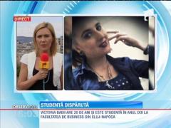 O tânără moldoveancă, studentă în anul doi la o facultate din Cluj Napoca, dată dispărută