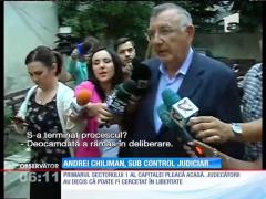 Andrei Chiliman, primarul Sectorului 1 al Capitalei, cercetat în libertate