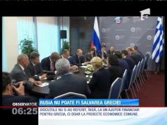 Rusia nu poate salva Grecia de la faliment