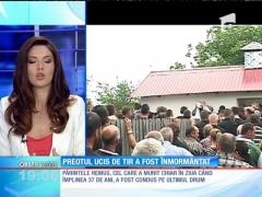 Remus, preotul din Argeş care a murit ucis de TIR, a fost înmormântat!