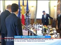 Klaus Iohannis A SEMNAT decretul de numire a lui Gabriel Oprea ca premier interimar