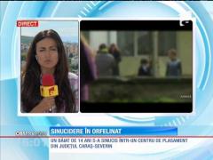 Un băiat de 14 ani s-a sinucis într-un centru de plasament din judeţul din Caraş-Severin