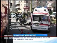 Braşov: Un tânăr de 19 ani a spulberat o ambulanţă