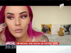SPECIAL! Machiaj bun pentru un festival rock