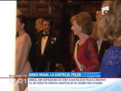 Vytautas Landsbergis, fostul preşedinte al Lituaniei, decorat într-o ceremonie regală la Castelul Peleș