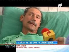 Bărbatul care a primit un rinichi retransplantat, în lacrimi când l-a văzut pe cel care i-a dăruit viaţă