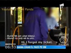 Dacă eşti îmbrăcat bine poţi scăpa mai uşor decât dacă eşti mai neîngrijit