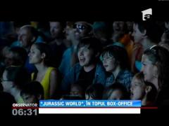 "Jurassic World" a devenit primul film din lume care a depăşit pragul încasărilor de cinci sute de milioane de dolari