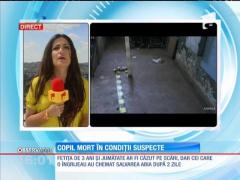 Copil de doar 3 ani, mort în condiții suspecte