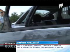Un bărbat a fost urmărit şi prins de poliţie. El şi-a bătut concubina, i-a furat bijuteriile şi maşina