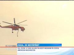 Alertă în statul american Washington. Incendiile de vegetaţie au scăpat de sub control
