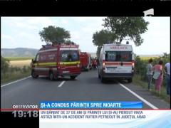 Accident mortal pe șosea. Și-a condus părinții spre moarte