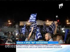 Referendum Grecia / Elenii au spus "NU" austerităţii