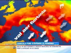 Canicula pune stăpânire pe România